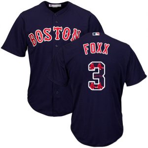 Women's Majestic Boston Red Sox #3 Jimmie Foxx Authentic White Home MLB  Jersey